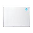 DAHLE - Tableau blanc émaillé 90 x 120 cm - magnétique - cadre alu renforcé