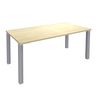 3253310163867-Bureau droit EXPRIM - L160 cm - Plateau imitation Erable - Pieds alu-P_79432268_1-0