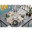 3253310164239-Bureau compact EXPRIM - L160 cm - Retour gauche - Plateau Blanc perle - Pieds blanc (Pieds de renfort obligato-P_79432304_3-1