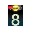 8711234005298-Pickup Glow in the dark - Étiquette autocollante phosphorescente 75 mm - Chiffre 8-P_79435406_1-0