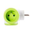 2012349439166-WATT & CO - Multiprise triplite rotative - blanc/vert-P_79436592_2-1