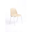 3701338800184-Chaise CHARLOTTE - pieds blancs sans accroche - beige-P_79438531_1-0
