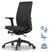 3700339883578-Fauteuil de bureau LEWIS - accoudoirs réglables - appui-tête en option - noir-P_79438601_1-0
