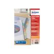 Avery - Intercalaire personnalisable 6 positions - A4 Maxi - polypropylène
