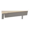 Voile de fond pour bureau EVIDENCE - largeur 120 cm - anthracite