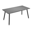 2012349511718-Bureau LEONARDO - 160 cm - Pieds métal noirs - Anthracite chants chêne-P_79441726_1-0