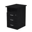 2012349513729-Caisson de bureau - Profondeur 60 cm - 1 niche et 3 tiroirs - Frêne noir-P_79441826_1-0