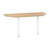3483600495396-Extension demi-lune pour bureau SUNDAY - Chêne--0