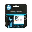 0889894860705-HP 304 - 3 couleurs - cartouche d'encre originale (N9K05AE)--0
