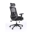 3760185028011-Fauteuil de bureau PRORELAX - accoudoirs réglables - appui-tête réglable et repose-jambe téléscopi--5