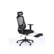 3760185028011-Fauteuil de bureau PRORELAX - accoudoirs réglables - appui-tête réglable et repose-jambe téléscopi--8