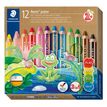 4007817029190-STAEDTLER Buddy - 12 Crayons de couleur - pointe large--0