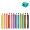 4007817029190-STAEDTLER Buddy - 12 Crayons de couleur - pointe large--7