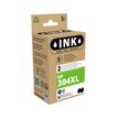 Cartouche compatible HP 304XL - pack de 2 - noir, cyan, magenta, jaune - ink