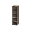 Colonne bibliothèque JAZZ+ - L48 x H183 x P48 - Chêne gris