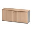 Crédence JAZZ+ - L160 x H74 x P48 - 2 portes coulissantes - Hêtre