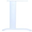 3253310150669-Bureau droit IDRA - Vague à gauche - L160 cm - Pieds blancs - plateau Blanc--2