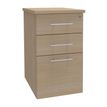 3253310175631-Caisson bout de bureau IDRA/DUAL - L43 x P60 cm - Imitation Chêne clair--0