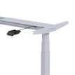 3760350281401-Bureau électrique UGO - L160x80cm - pieds gris - plateau chêne massif--4