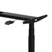 3760350281159-Bureau électrique UGO - L160x80cm - pieds noirs - plateau chêne massif--5
