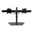 0065030864022-StarTech.com - Pied avec support de fixation pour 2 écrans jusqu'à 24" - noir-Arrière-2