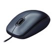 Logitech M100 - souris filaire - noir