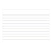 3130638108001-Exacompta - 40 Packs de 100 Fiches Bristol - A7 - lignées - non perforées - blanc-Gros plan-2