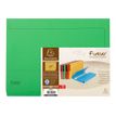 3130632469733-Exacompta Forever - 10 Paquets de 10 Chemises poche - 290 gr - vert vif-Avant-1