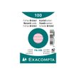 3130638108308-Exacompta - 40 Packs de 100 Fiches Bristol - A7 - lignées - non perforées - rose-Avant-1