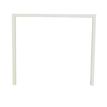 0404000121367-Bureau simple IRIS - L160 cm - Plan suivant - Pieds blanc - plateau imitation Hêtre--2
