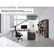 3483600647290-Bureau XENON - 170 cm - Pieds métal - Chêne royal--1