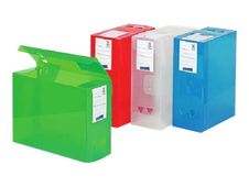 Viquel Propyglass - Boîte de classement plastique - dos 120 mm - rouge