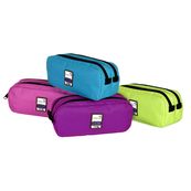 Trousse rectangulaire Teknik Double - 2 compartiments - 4 coloris disponibles - Viquel