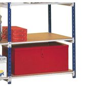 Paperflow Rang'Eco - 6 plateaux isorel pour rack de stockage pour dossiers suspendus - 125 x 37 cm
