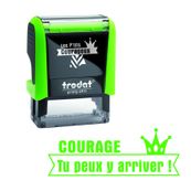 Trodat - Tampon prêt à l'emploi "Courage Tu peux y arriver"