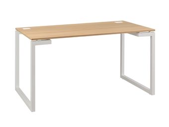 Table d'appoint SUNDAY - L 120 cm - Pieds cadre - Chêne