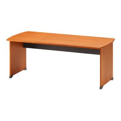 3483600739278-Bureau JAZZ+ - 180 cm - Pieds panneaux - Aulne-Angle droit-0