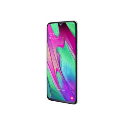 8801643789671-Samsung Galaxy A40  - 64 Go - Smartphone - blanc-Angle droit-1