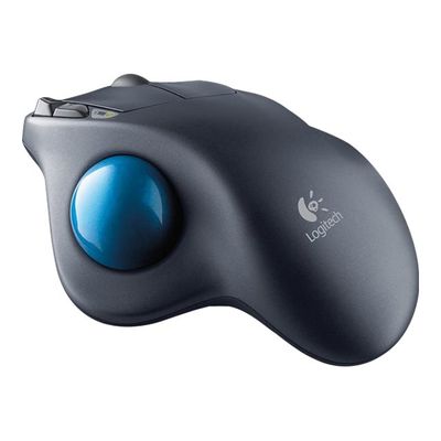 5099206025172-Logitech M570 - souris sans fil ergonomique avec trackball - noir-Arrière-1