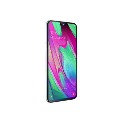 8801643789671-Samsung Galaxy A40  - 64 Go - Smartphone - blanc-Angle gauche-2
