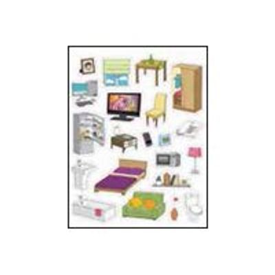 8410782114376-Apli - 3 feuilles gommettes maison-Avant-0