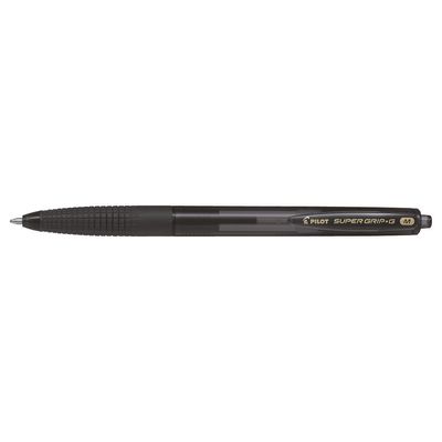 4902505524400-Pilot Super Grip-G - Stylo à bille - noir - encre à huile - 1 mm - rétractable--0