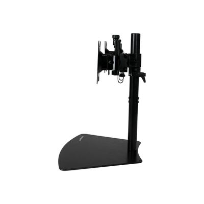 0065030864022-StarTech.com - Pied avec support de fixation pour 2 écrans jusqu'à 24" - noir-Droite-3