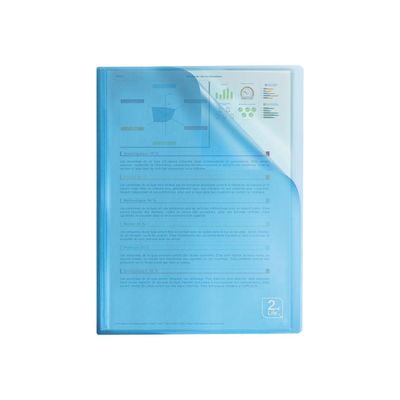 3045050198670-Oxford 2nd Life - Porte vues - 40 vues - A4 - disponible dans différentes couleurs-Avant-3