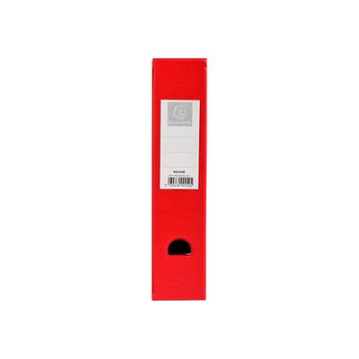 3130632901554-Exacompta - 10 Porte-revues polypro - dos 70 mm - rouge - livrés à plat-Avant-1