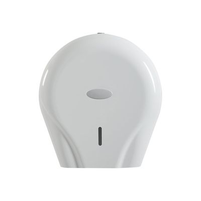 3019920525804-Rossignol - Distributeur de papier toilette 400 feuilles - avec clef - blanc-Avant-0