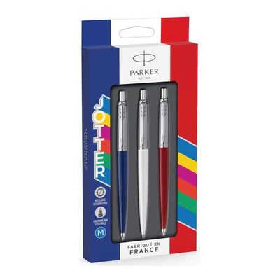 3026981429248-Parker Jotter - Pack de 3 stylos à bille - couleurs assorties-P_400008920_1-0