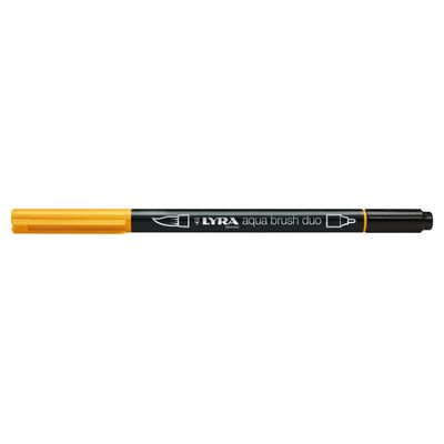 4084900608425-Lyra Aqua Brush Duo - Feutre pinceau double pointe - orange clair--0