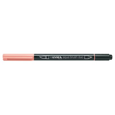 4084900608708-Lyra Aqua Brush Duo - Feutre pinceau double pointe - chair moyen--0