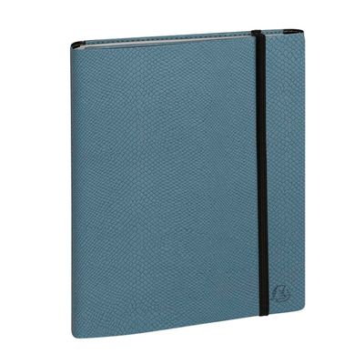 3660942072342-Agenda All in One + carnet - 1 semaine sur 2 pages - 16 mois - 15 x 21 cm - bleu - Exacompta--0